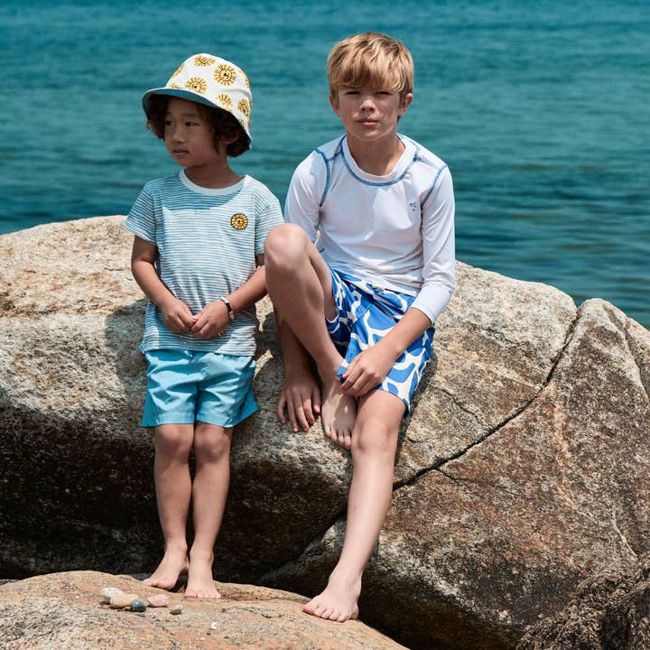Mon Coeur - Wholesale Bucket Hat - Kids - Recycled Cotton Reversible Denim Hat