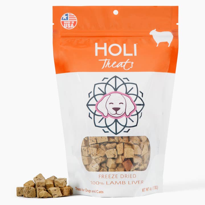 Lamb Liver Dog Treats - All Natural - Freeze Dried for wholesale by HOLI