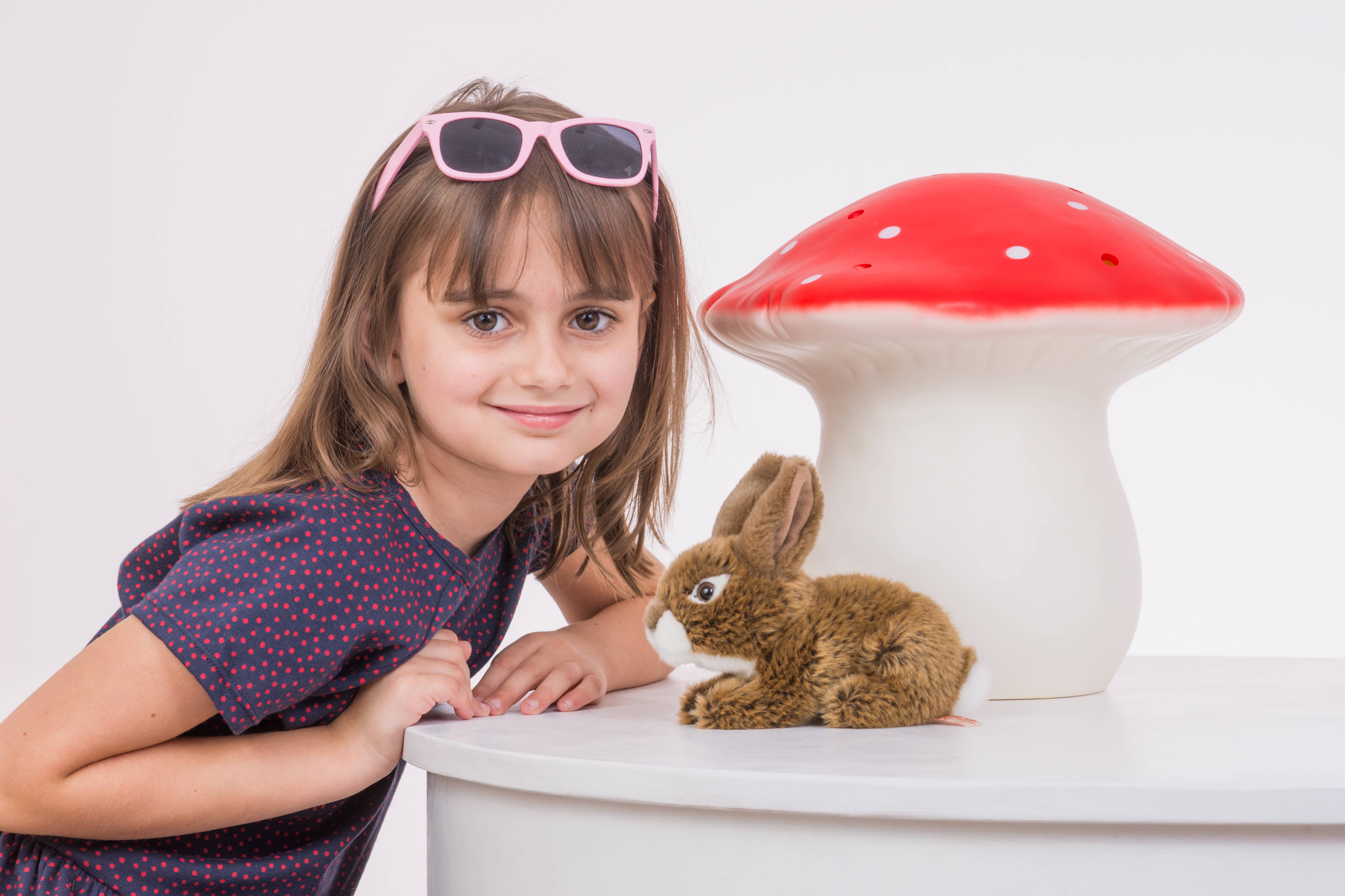 Teddy Hermann – Engroshandel Plyslegetøj - Børn og baby – Bunny sitting brun 19 cm - tøjdyr - plys legetøj1