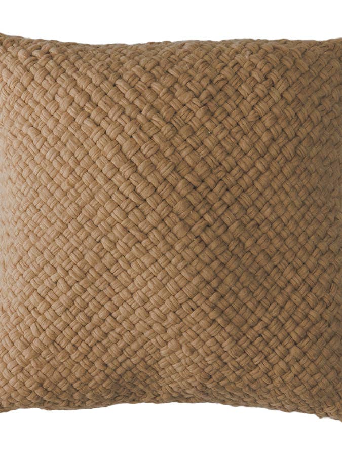 HOUSSES DE COUSSINS/OREILLERS CARRÉES ORIGINALES EN FIL ÉPAIS - GRANDES pour la vente par The Andes Project