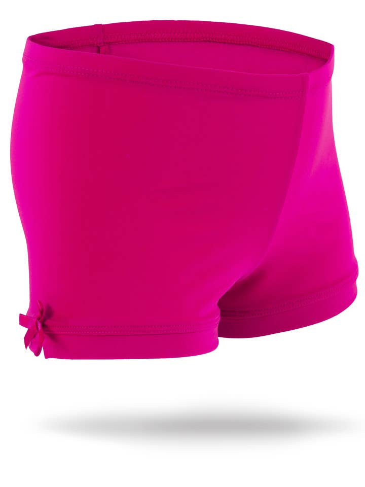 Monkeybar Buddies - Wholesale Shorts - Kids - Fuchsia Forever Girls Spandex Shorts