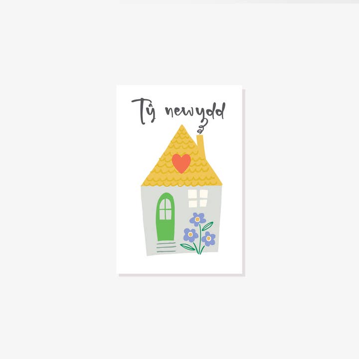 Floral Tribute Card Tŷ newydd /New house
for wholesale by Designs by flo