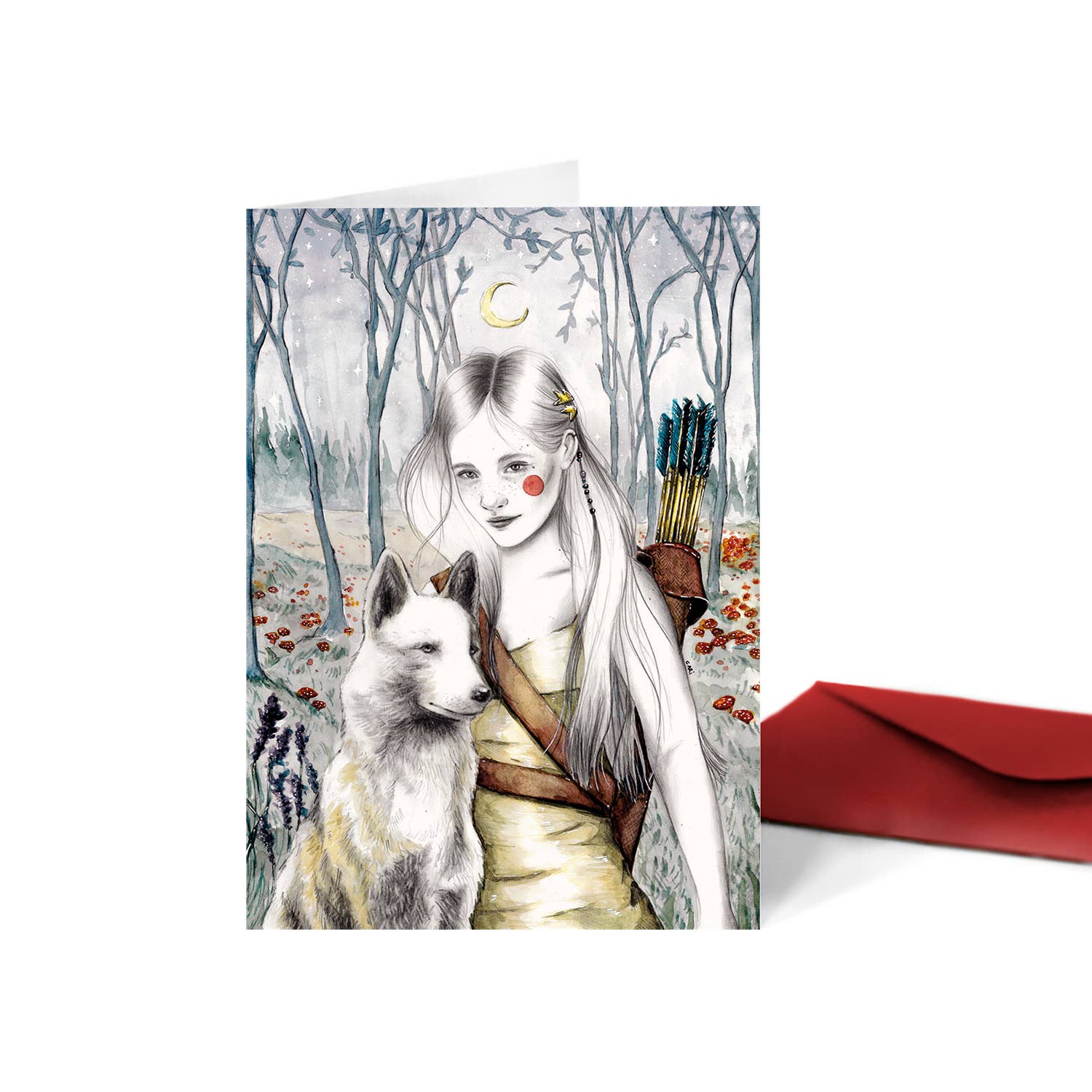 Carillustration - Wholesale Everyday Greeting Card - Tarjeta Artemisa (díptico)