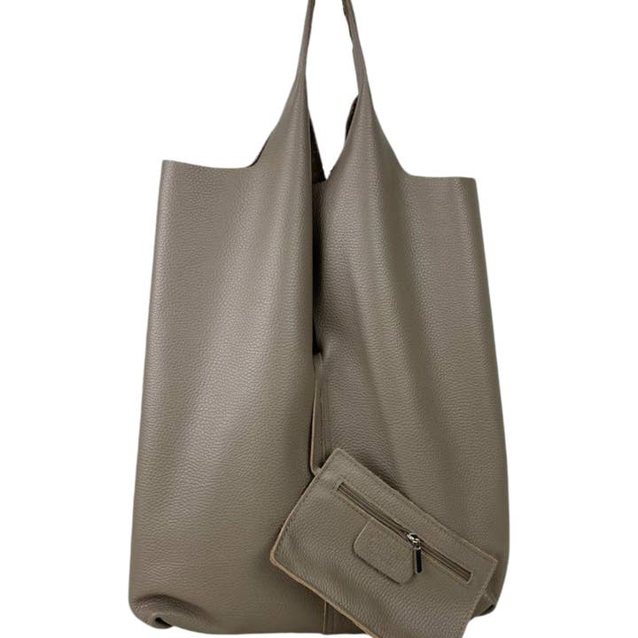 Chenson & Gorett - Wholesale Tote Bag - Women's - Women's Leather University Shopper Bag with Extra Coin Pocket25
