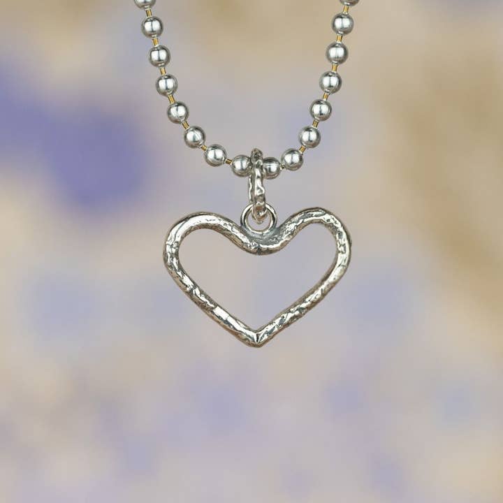 Pendant ICON open heart silver for wholesale by Jéh Jewels