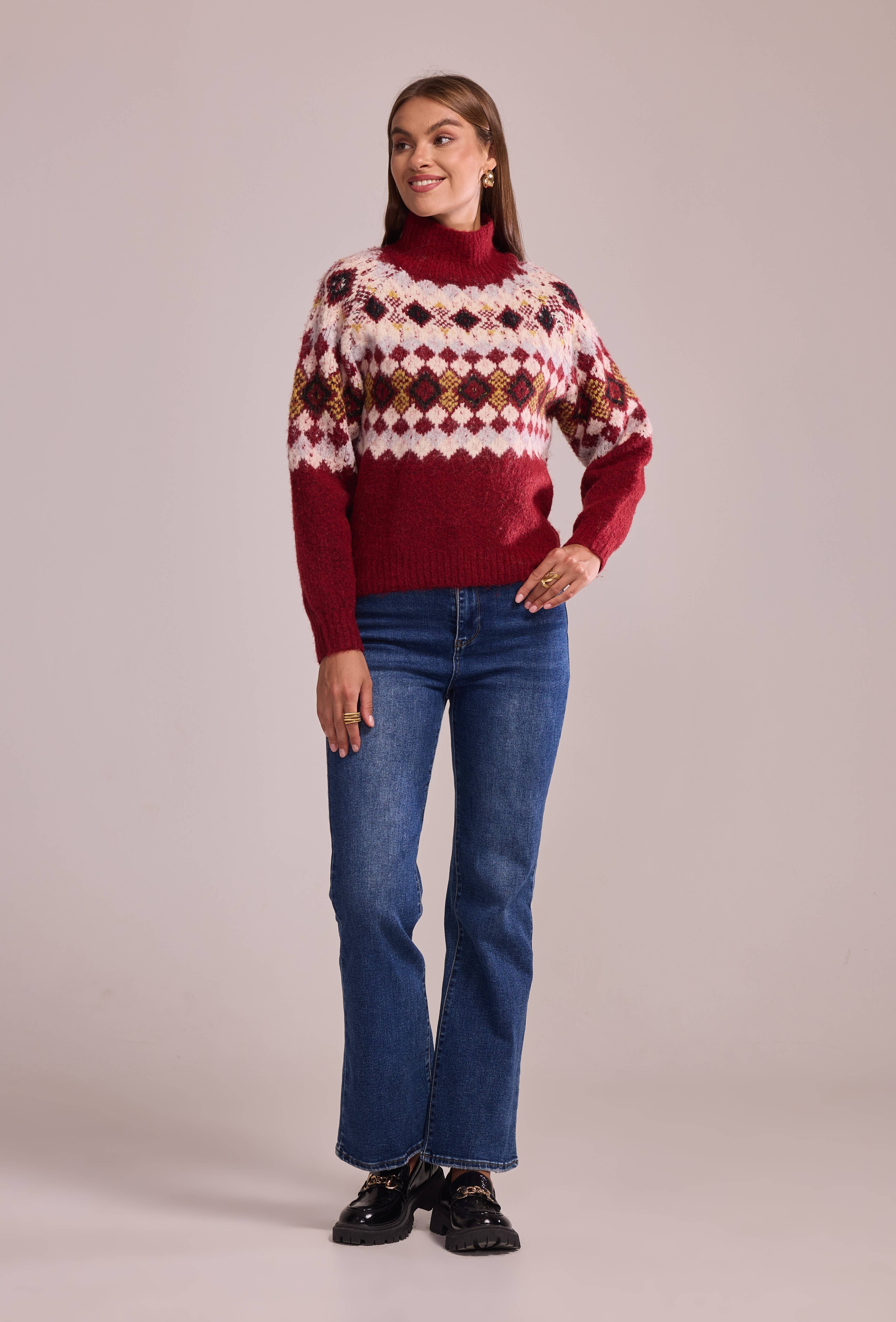 Cherry Paris - Wholesale Knit Sweater - Women's - Pull Yaelle - IH256348