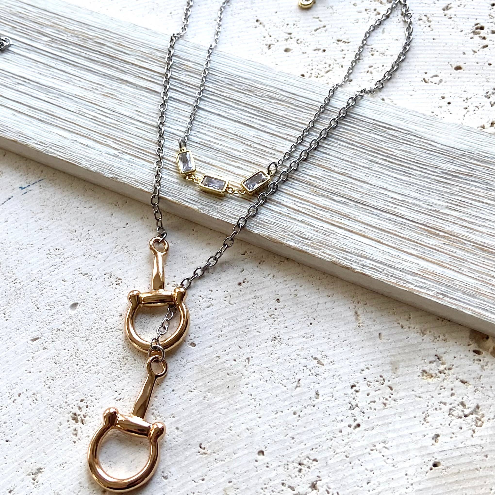 VB&CO Designs Handmade Jewelry - Wholesale Halskettinghanger - Ponybit ketting paardensieraden, Derby stijgbeugel4