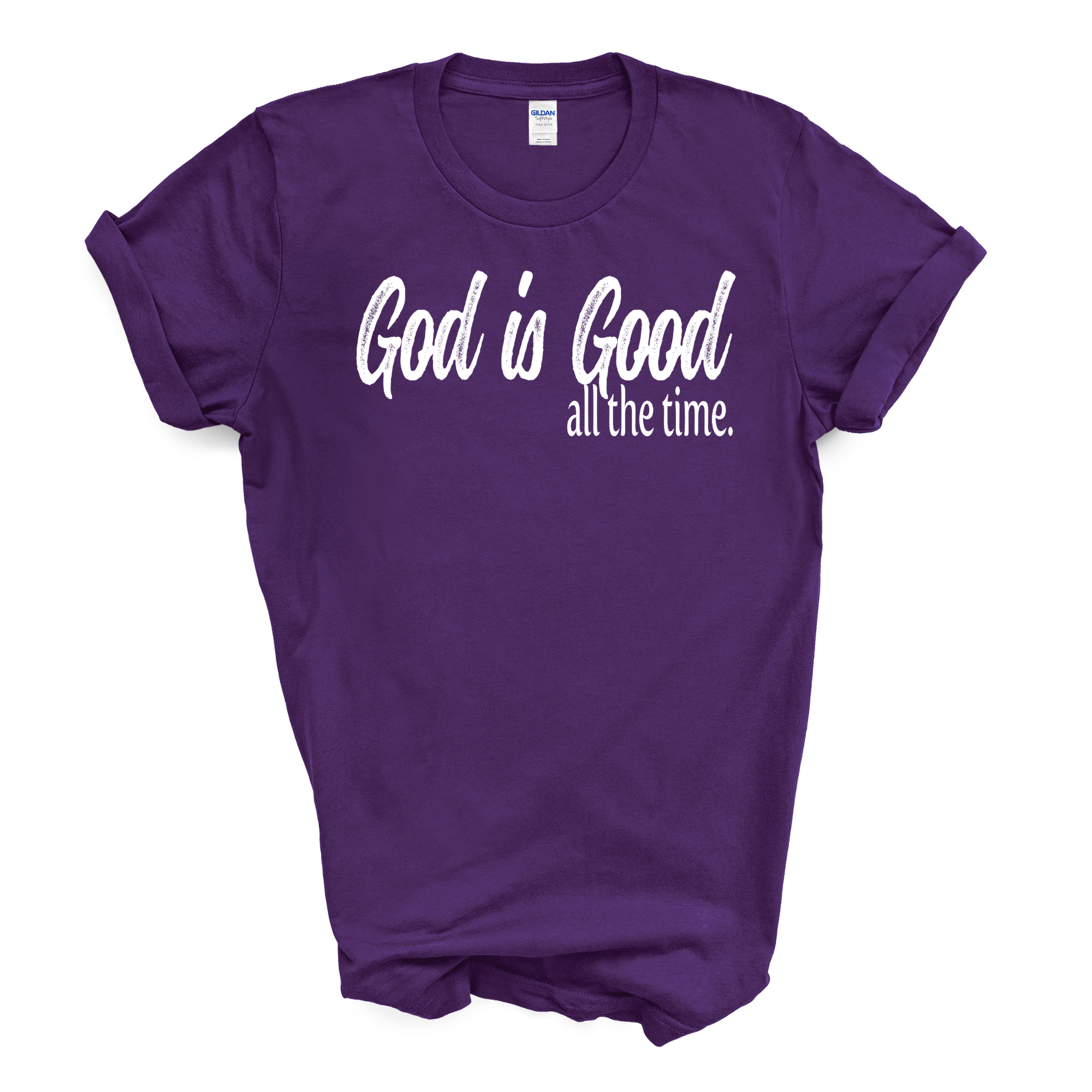 Love Ann Joy Apparel, LLC - Wholesale Screen Printed T-Shirt - Unisex - God is Good All The Time Christian T-Shirt - Faith Apparel3