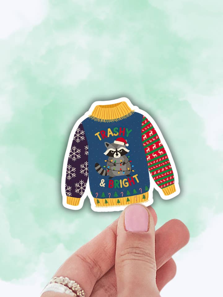 cute christmas sticker, christmas decals, water resistant for wholesale by Lalatina Shop