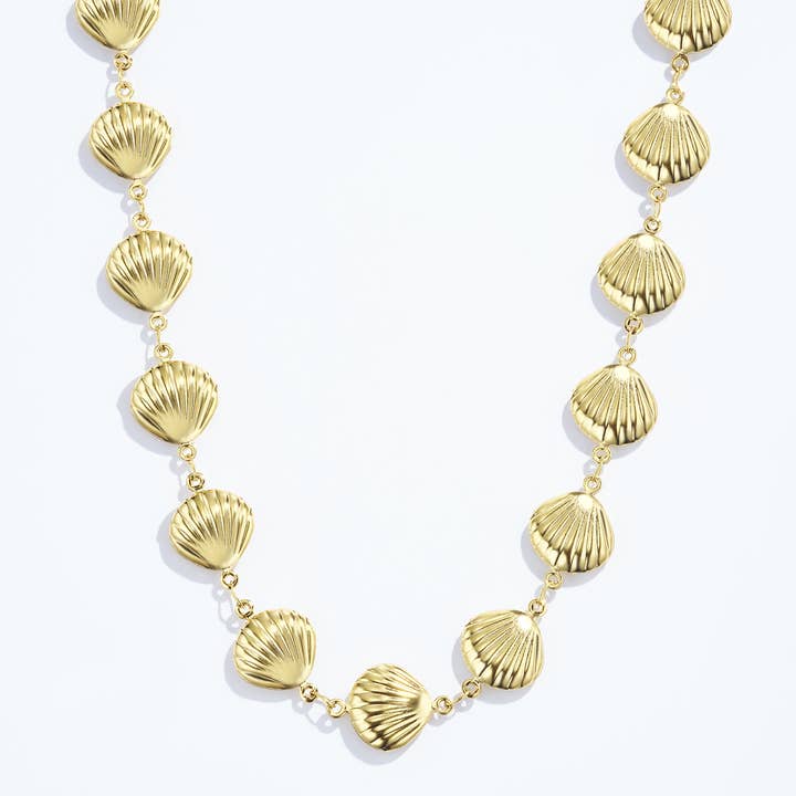 Gold Stainless steel necklaces 224AQ165 for wholesale on Faire2