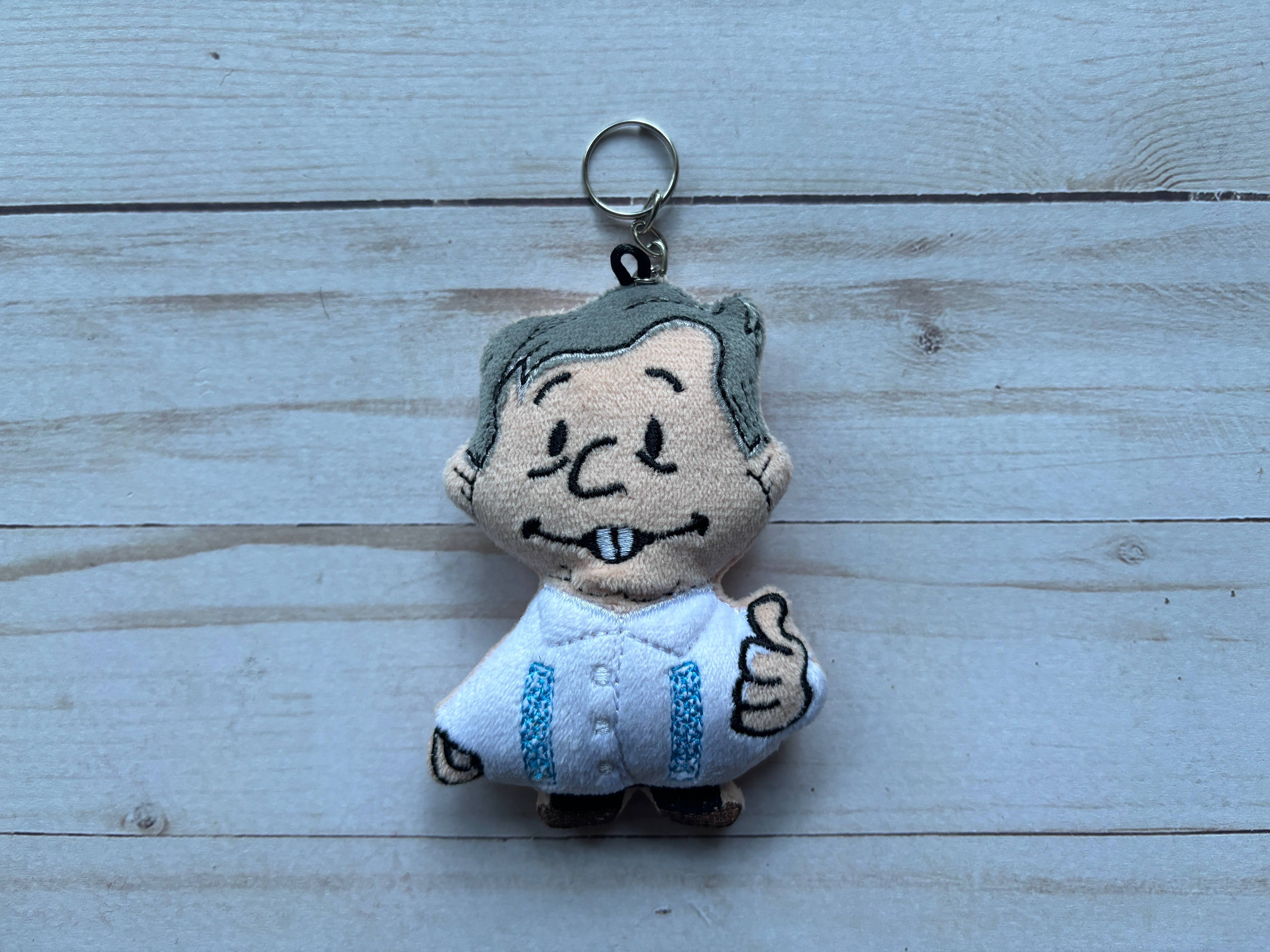 Viva Greetings – wholesale Keychain – Unisex – Embroidered Plush Keychain Mexican Icons8