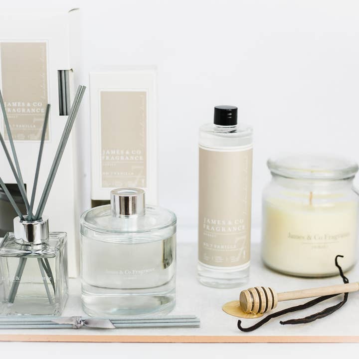 James & Co Fragrance - Venta al por mayor Difusores de palitos - Aceite de recarga para difusor de vainilla n.º 71