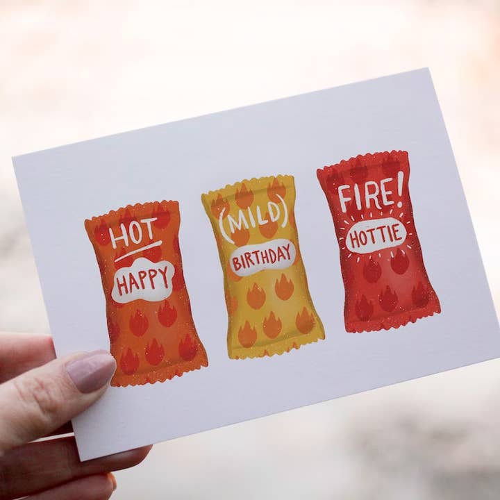 Carte de sachets de sauce à tacos pour la vente par Cheeky Chooch