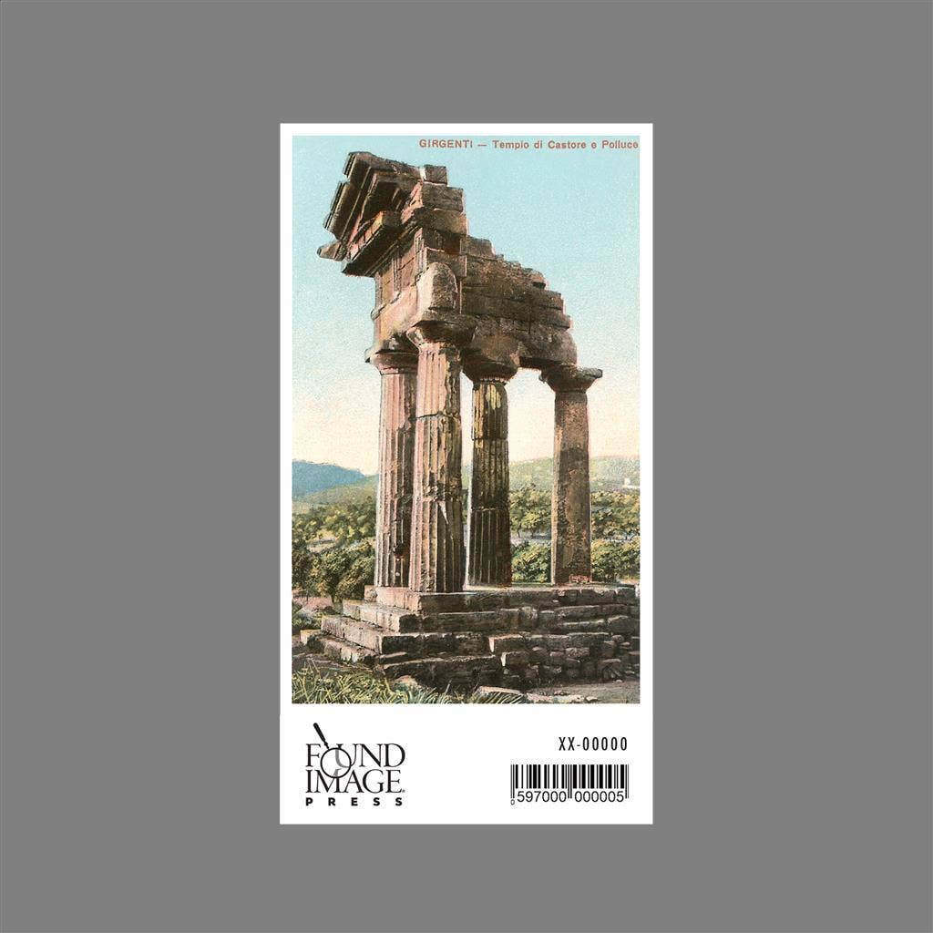 Found Image Press - Wholesale Sticker - Sticker AH-03 Agrigento, Greek Doric Ruin1