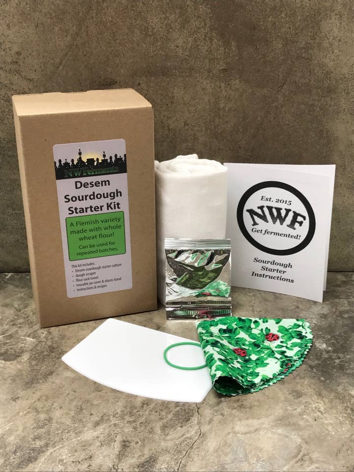 Desem (Whole Wheat) Sourdough Starter Kit for wholesale by NW Ferments