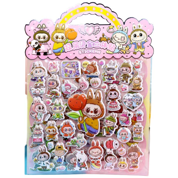 Auraquise - Wholesale Sticker - Kids & Baby - Cartoon 3D Double-Layer Cartoon Foil Decorative Stickers4