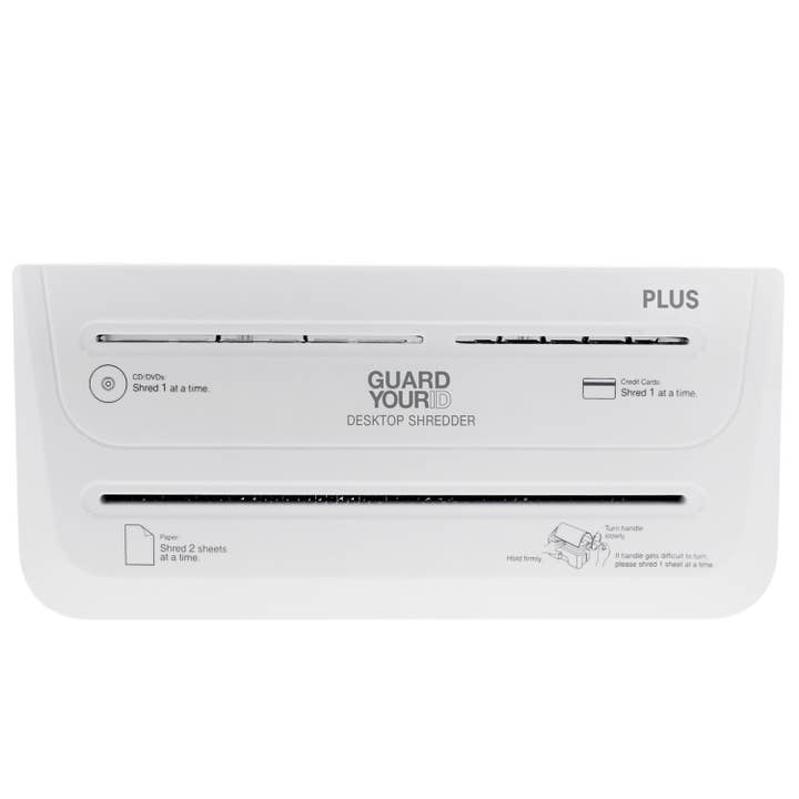 PLUS CORPORATION OF AMERICA - Wholesale Everyday greeting card - Guard Your ID 3 in 1 Desk Hand Shredder2