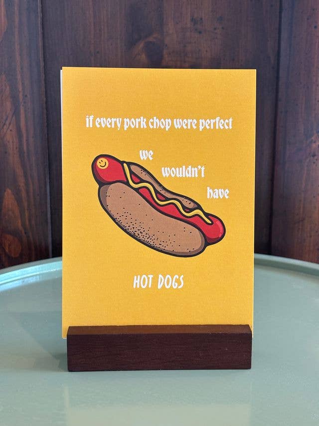 Si chaque côtelette de porc était parfaite // Impression 5x7 pour la vente par Cromulent Creative