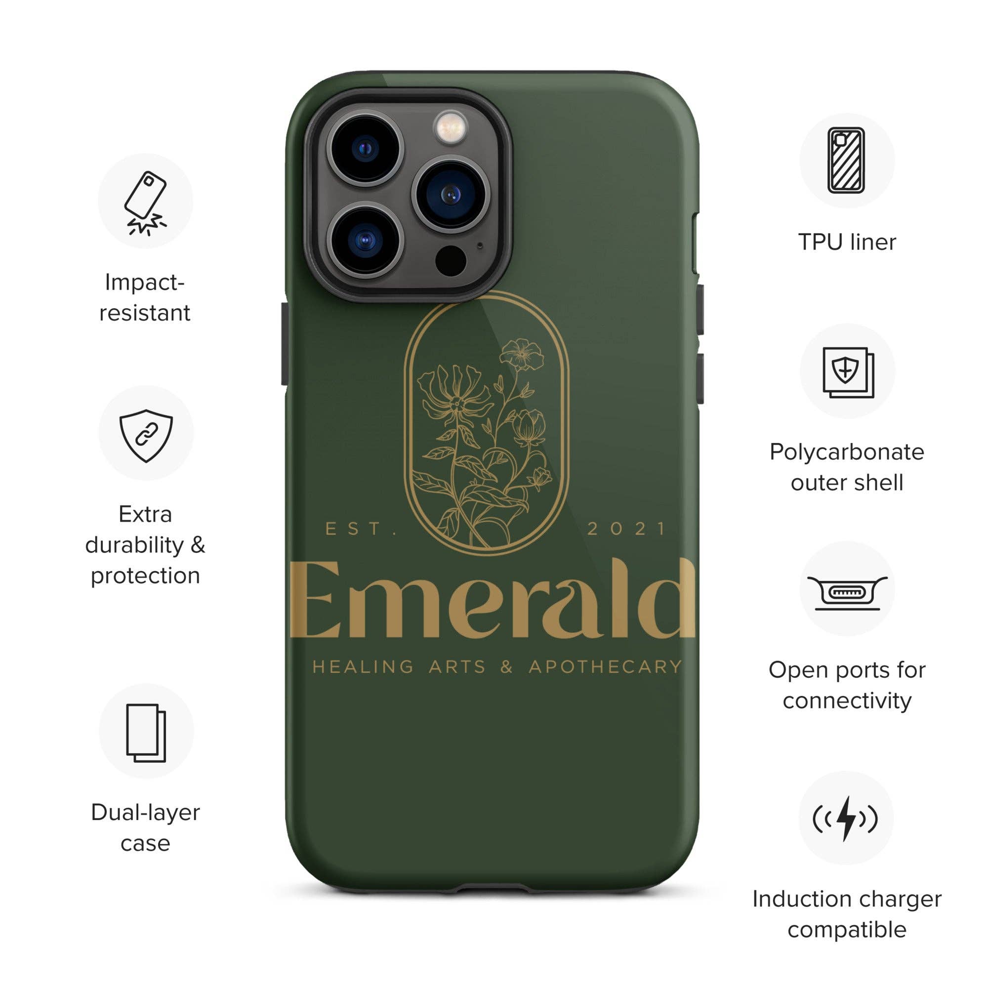 Practicality Skin & Body care - Wholesale Phone Case - Unisex - Emerald Tough iPhone case20
