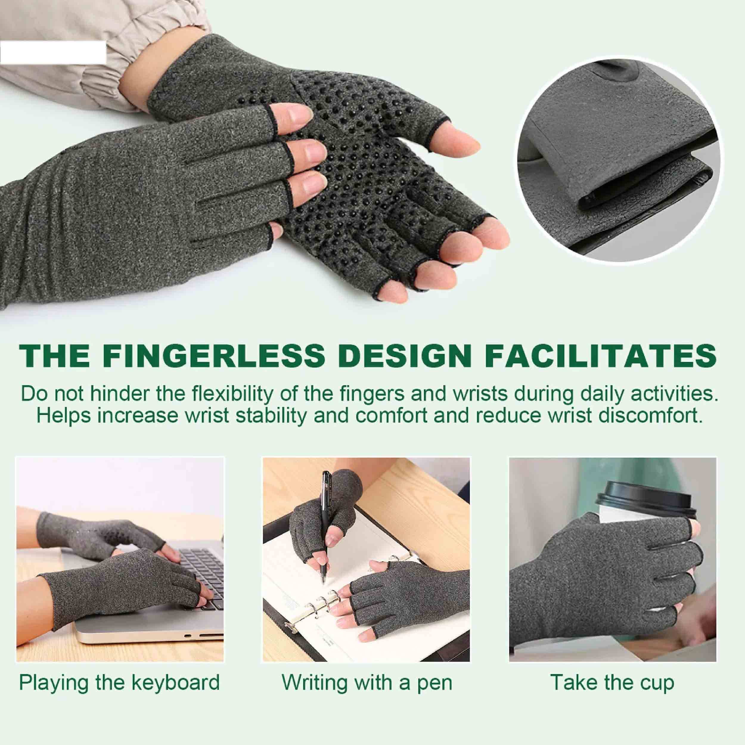 GulleeGadgets - Wholesale Gloves - Women's - Women's Compression Arthritis Gloves Wrist Support In Bulk5