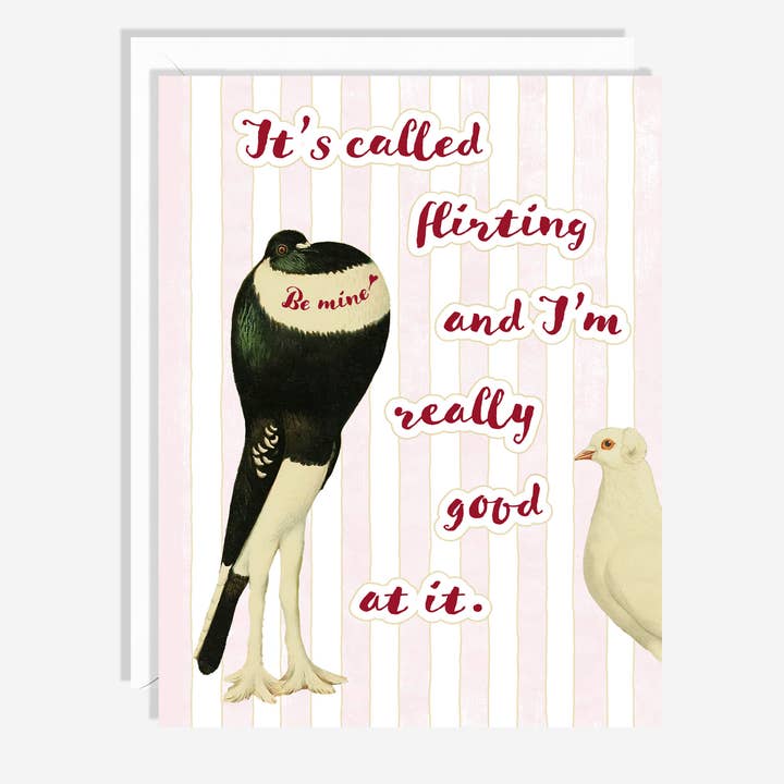 Crumb La Dote - Wholesale Love Card - Flirty Bird | Funny | Valentine's Card0