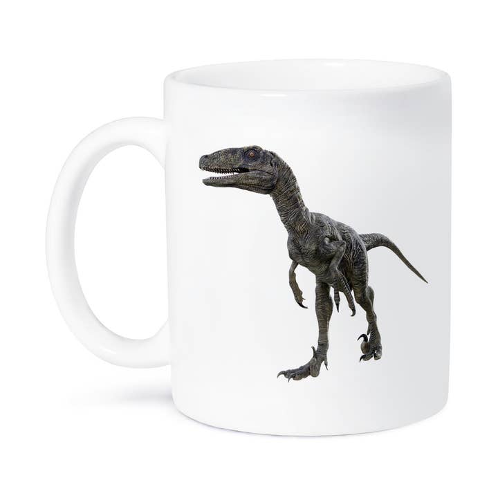 3dRose, Deinonychus Walking Forward and Looking Right, Mug for wholesale by 3dRose