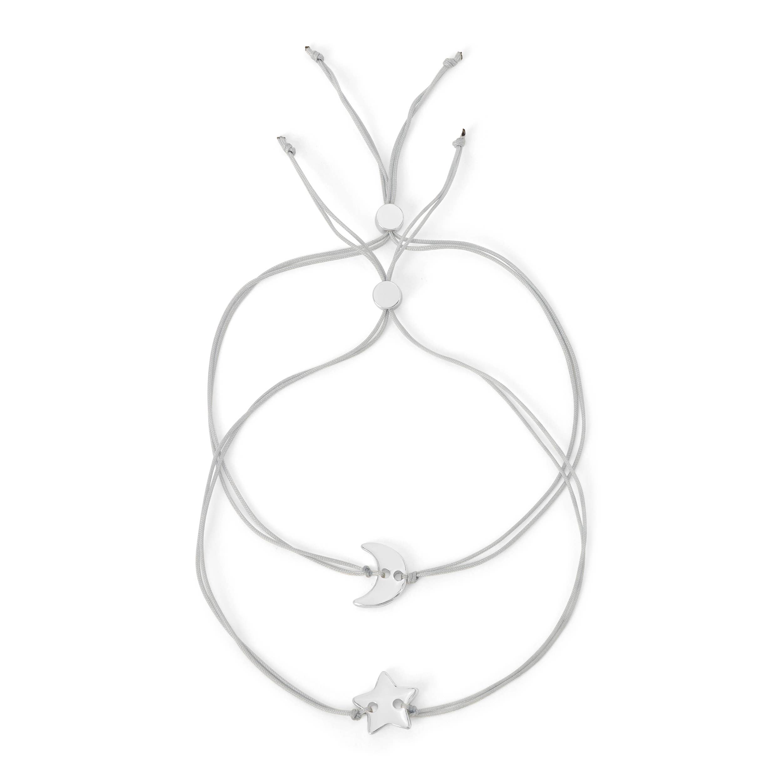 Lucky Feather - Venta al por mayor Pulseras de abalorios/colgantes - Pulsera de la amistad - De la luna a las estrellas1