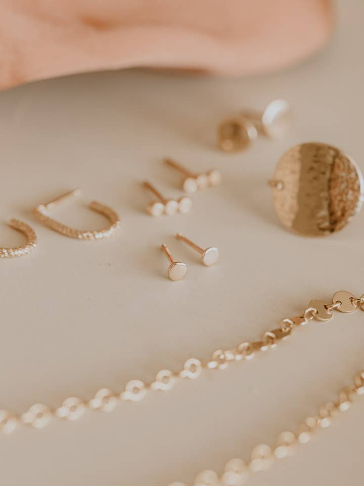 Ultra Mini Dot Studs for wholesale by Every Day Collective Co.