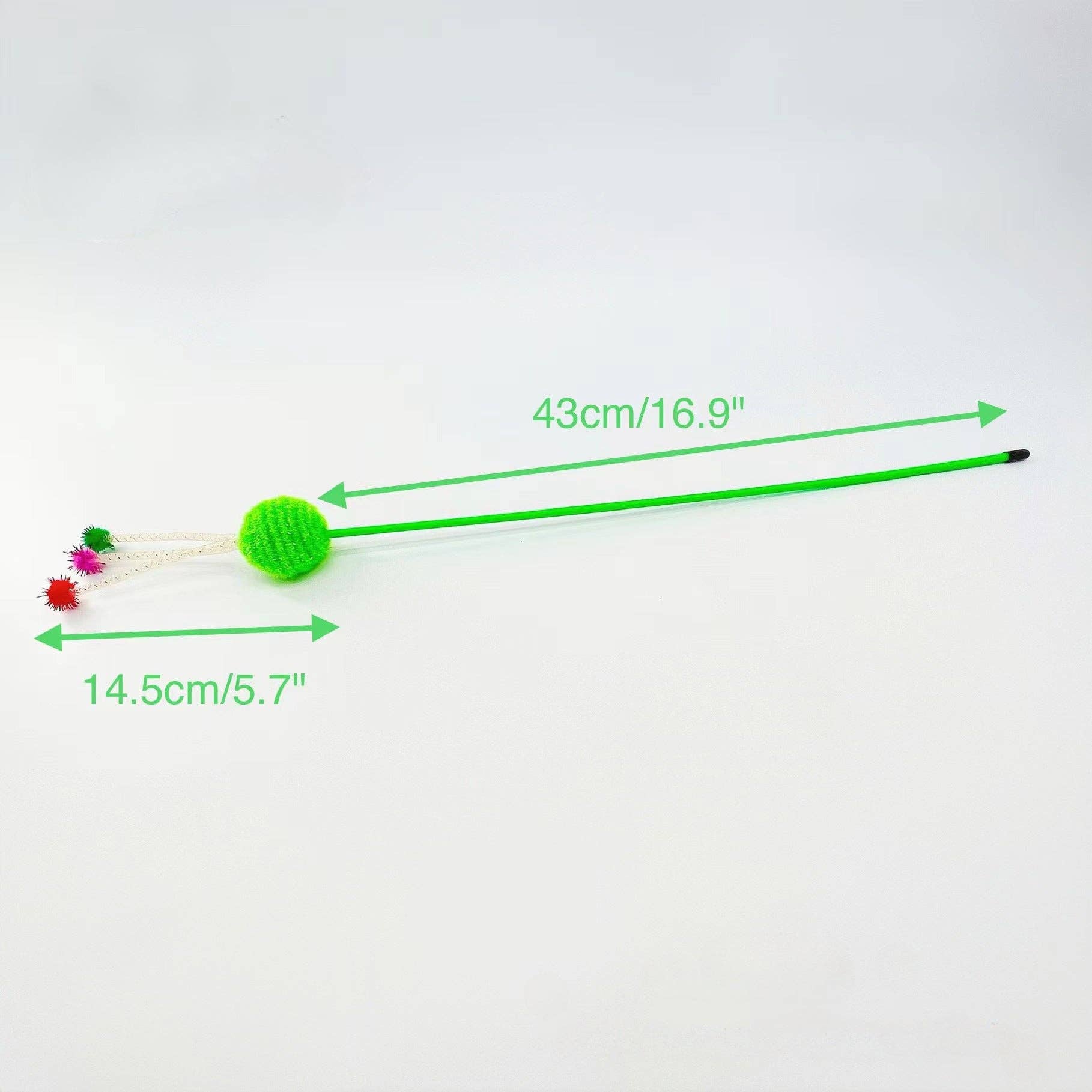 Cheerhunting - Wholesale Pet Toy - Cat - Moo - Colorful Ball Cat Teaser Wand7