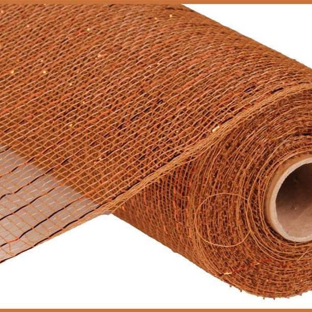 10" x 10yd Metallnät, Brun med Kopparfolie för wholesale av KMI International Corp.