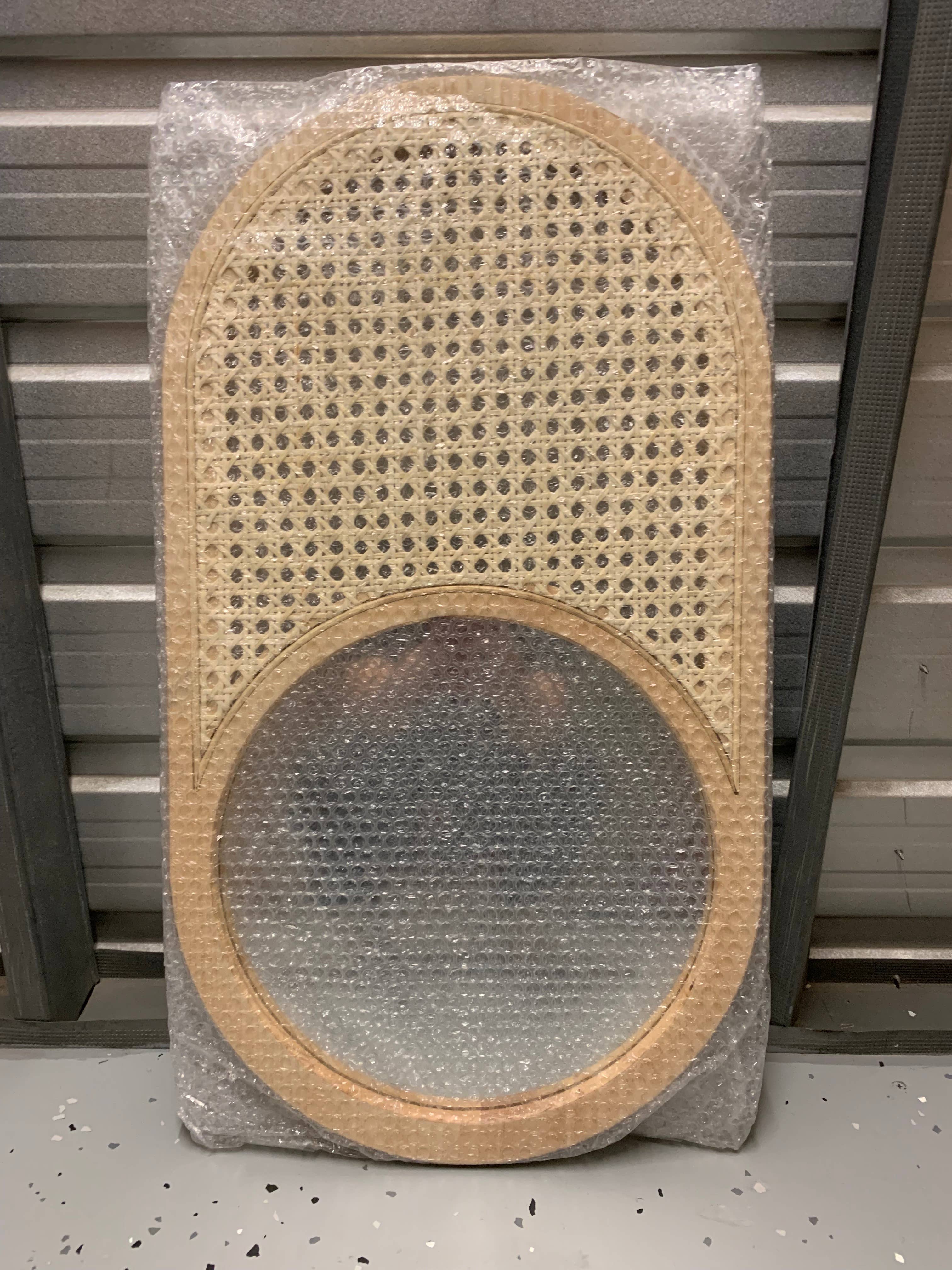 Coucou Bamboo - Wholesale Wall Mirror - 60cm Oval Wood Mirror|Oval mirror decor made of wood frame9