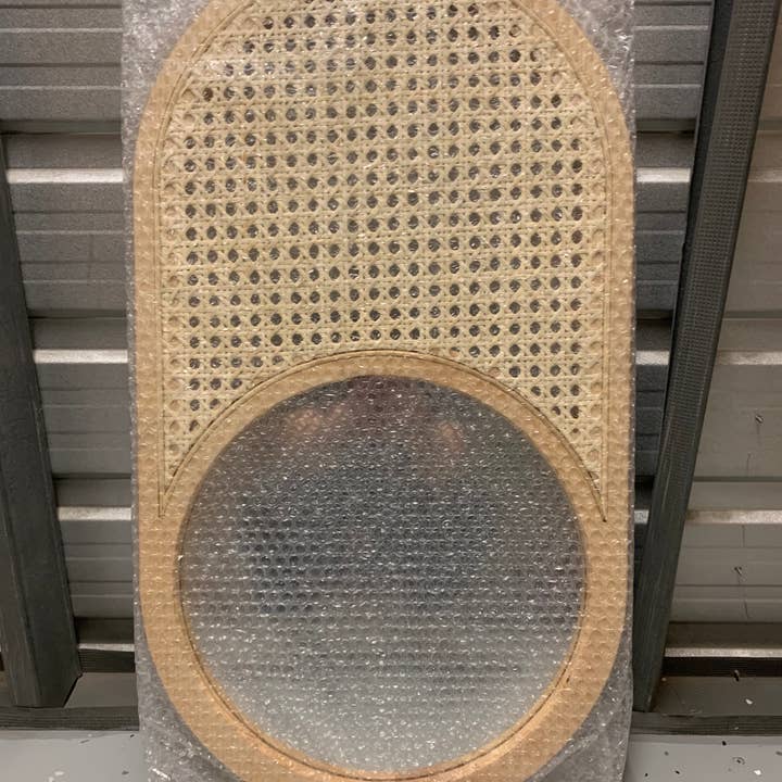 Coucou Bamboo - Wholesale Wall Mirror - 60cm Oval Wood Mirror|Oval mirror decor made of wood frame9