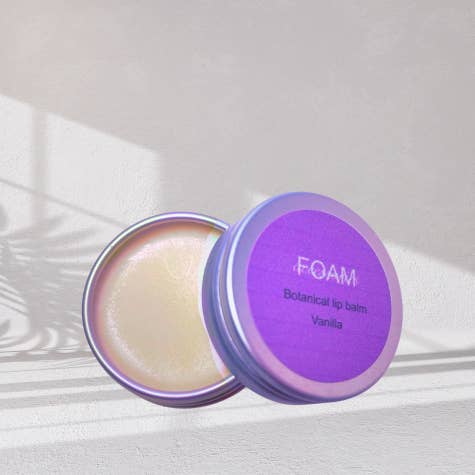 Organic Lip Balm - Botanical Lip Balm Cocoa Vanilla for wholesale by FOAM Accessories