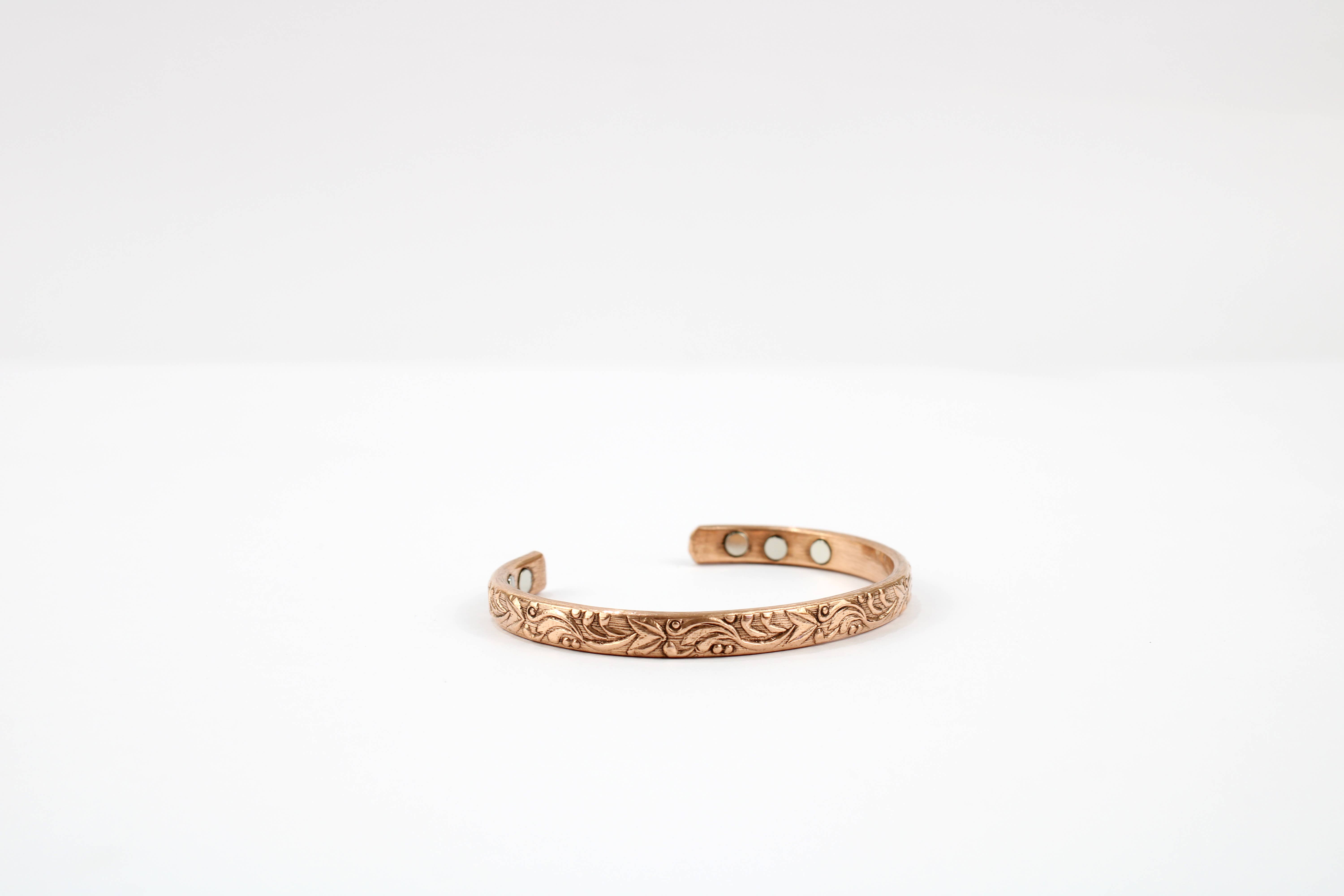 El'Cobre-Ecozonelifestyle – Großhandel Manschettenarmband – Kupfer-Magnetarmband (Design 6)2