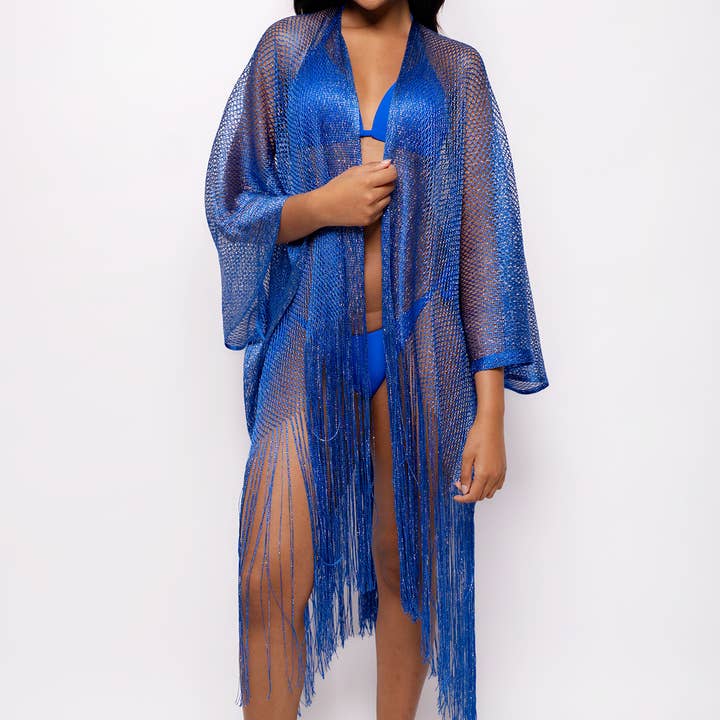 Shiny Mesh Beach Poncho / PL25933 and other Purchase Wholesale coverups for women. Free Returns & Net 60 Terms on Faire trending on Faire.