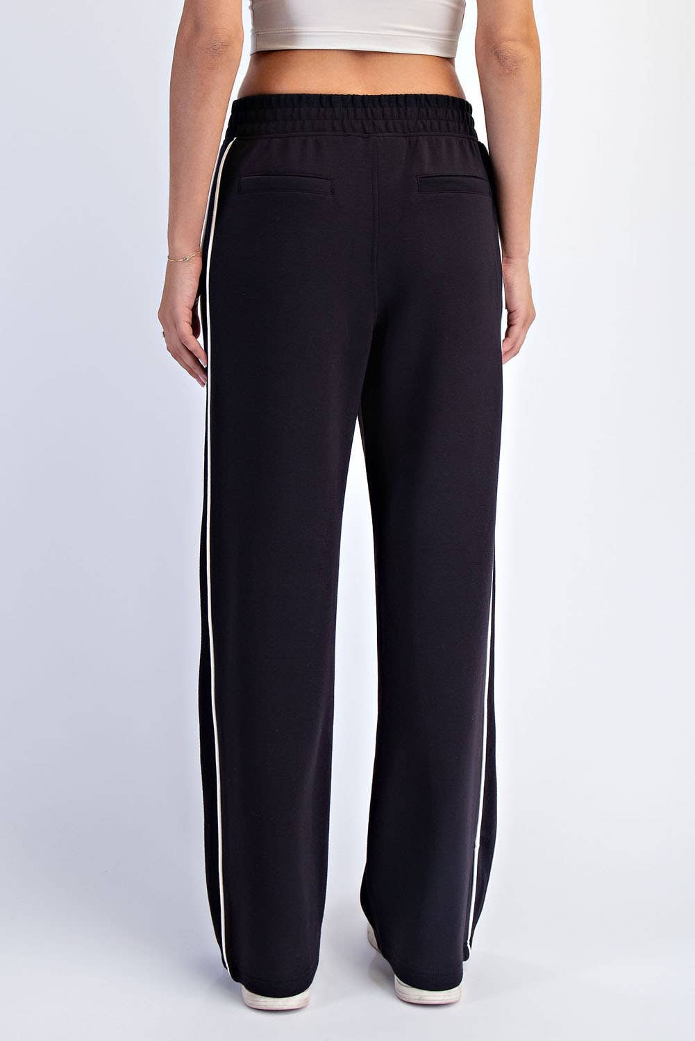 Rae Mode - Wholesale Athletic Pants - Women's - MODAL SCUBA TWO STRIPE PIPING STRAIGHT PANT21