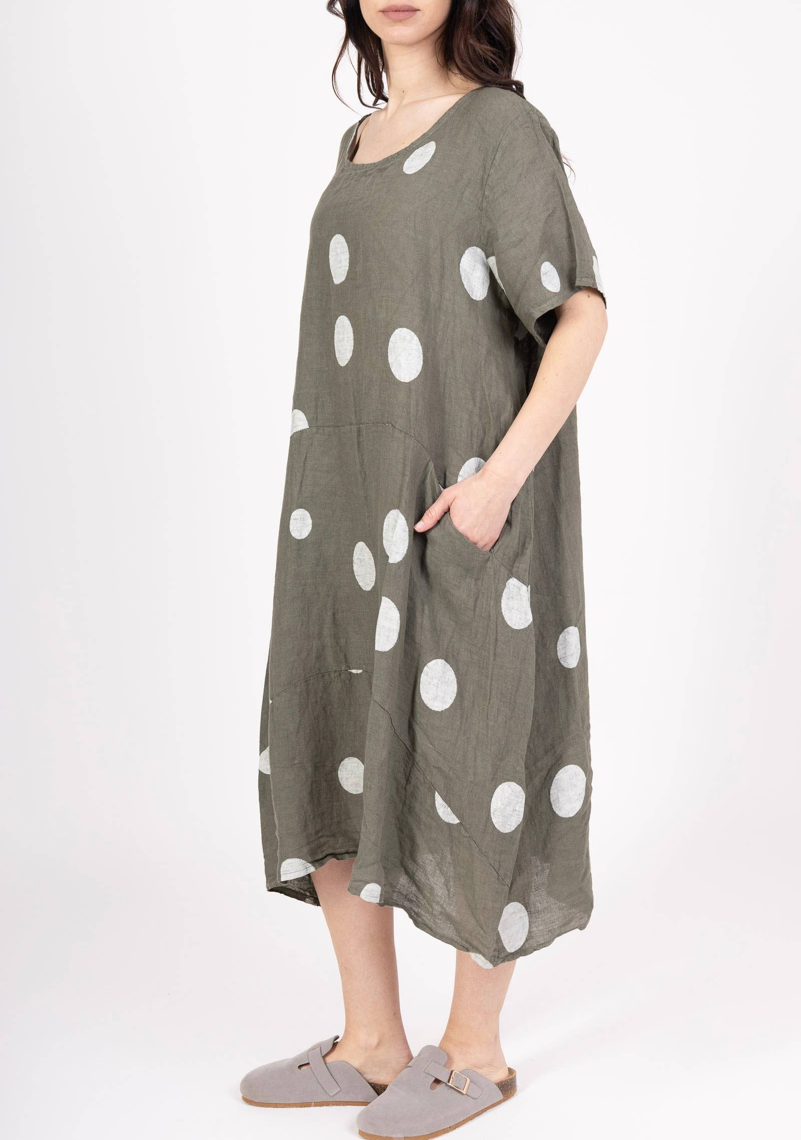 LINEN & COTTON HOUSE - Wholesale Dress - Women's - LINEN DRESS. 17600 SPRING SUMMER CLOTHING41