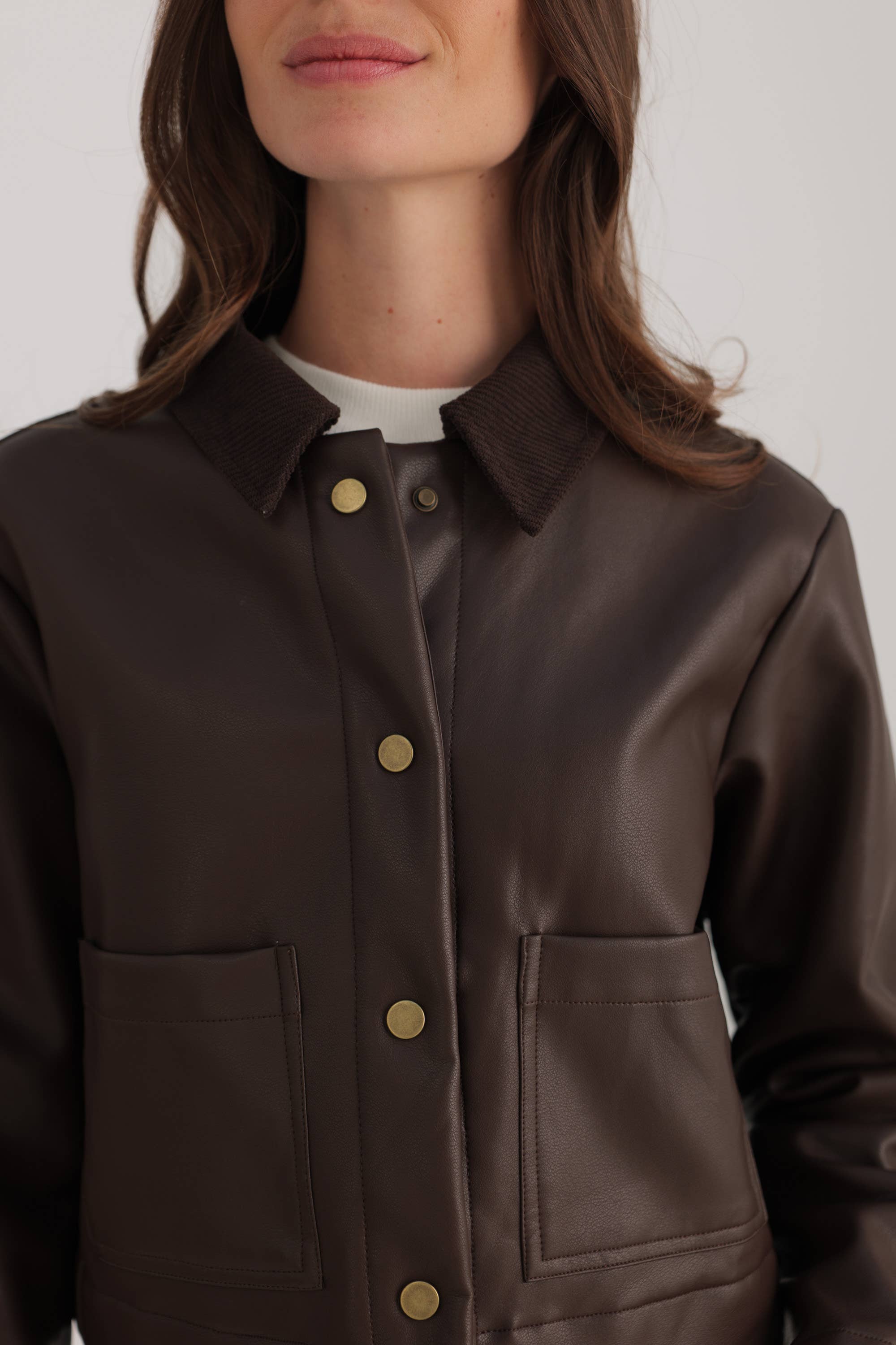 Brown MAGNOLIA Jacket 1007 for wholesale on Faire2