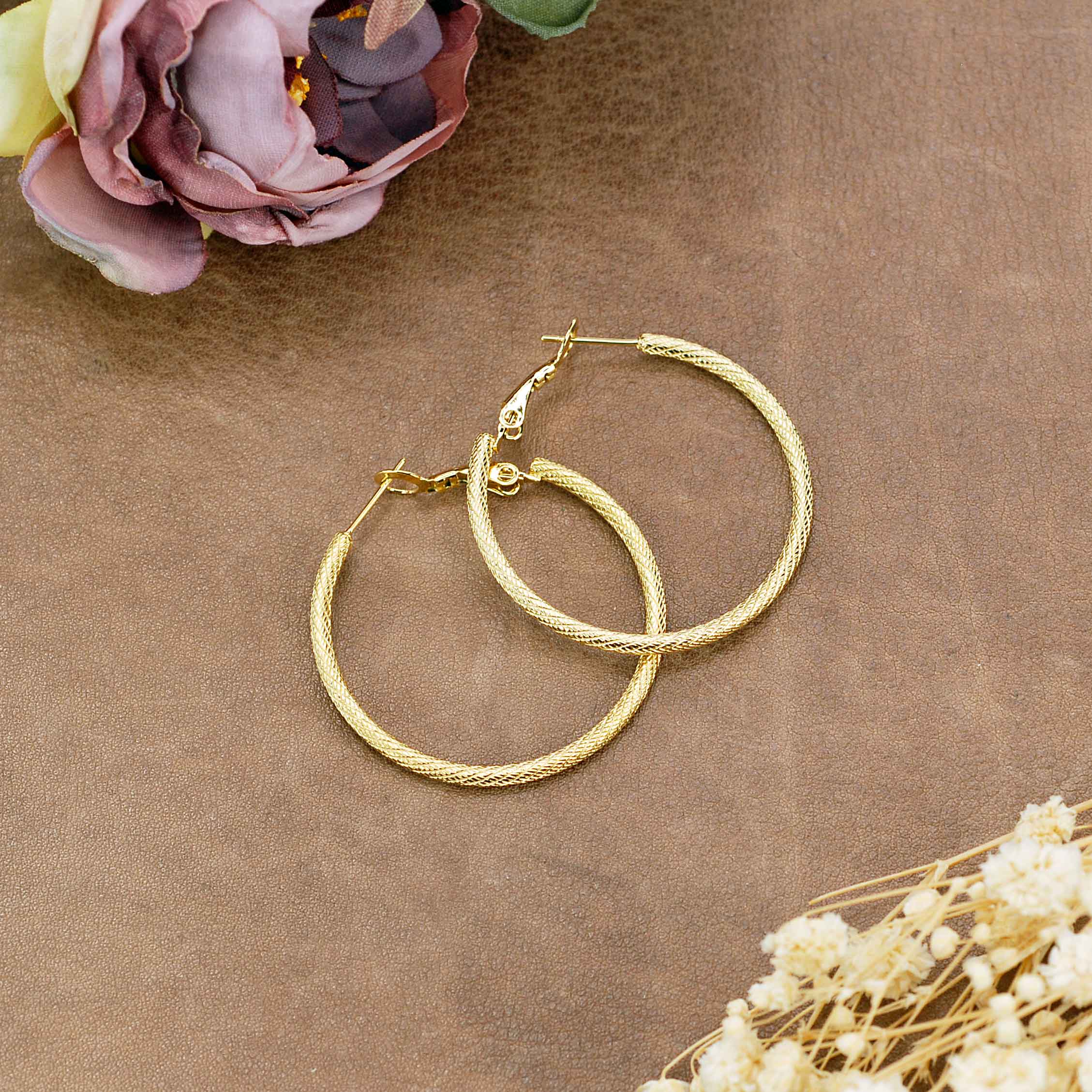 Merveilles du Monde - Wholesale Jewelry Set - Set of 16 pairs of stainless steel hoop earrings4