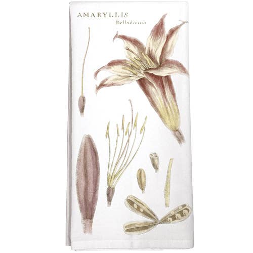 Mary Lake-Thompson Ltd. - Wholesale Tea Towel - Botanical Amaryllis Towel