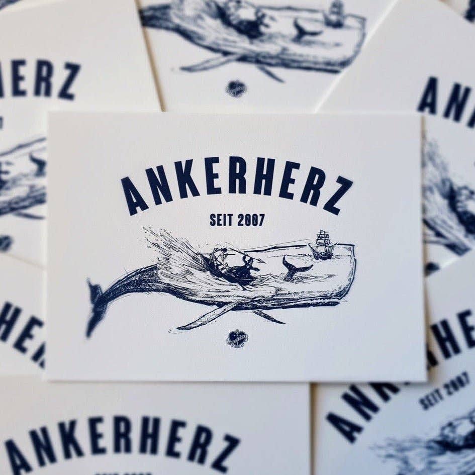 Ankerherz Verlag - Wholesale Postcard - 10 postcards Moby Dick1