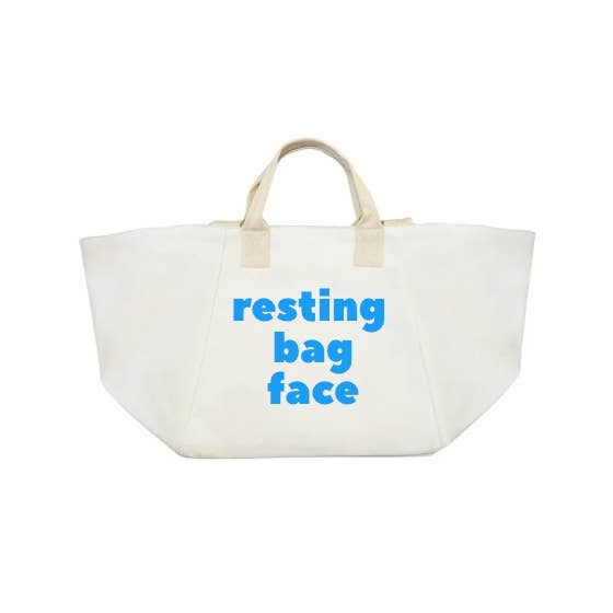 BORSA DA SPIAGGIA - RESTING BAG FACE - NATURALE NUOVO! per la vendita all'ingrosso da parte di Quilted Koala