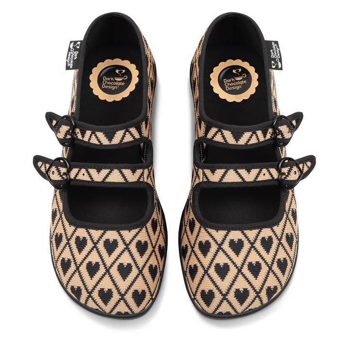 Hot Chocolate Design - Wholesale Flats - Women's - Chocolaticas® I Wove You 2 Women's Mary Jane Flat6
