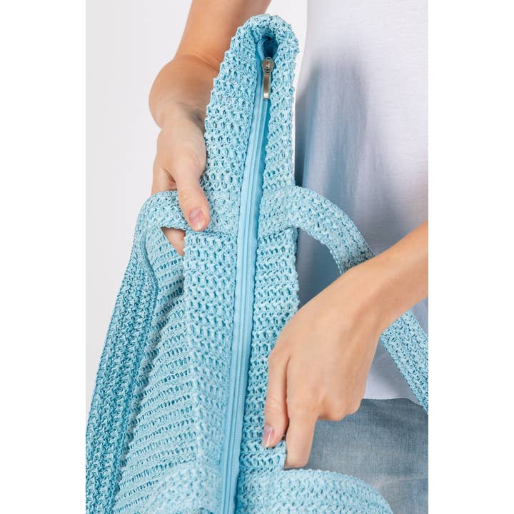 Anarchy Street – Engroshandel Tote bag - Dame – Stor hæklet strånettaske3