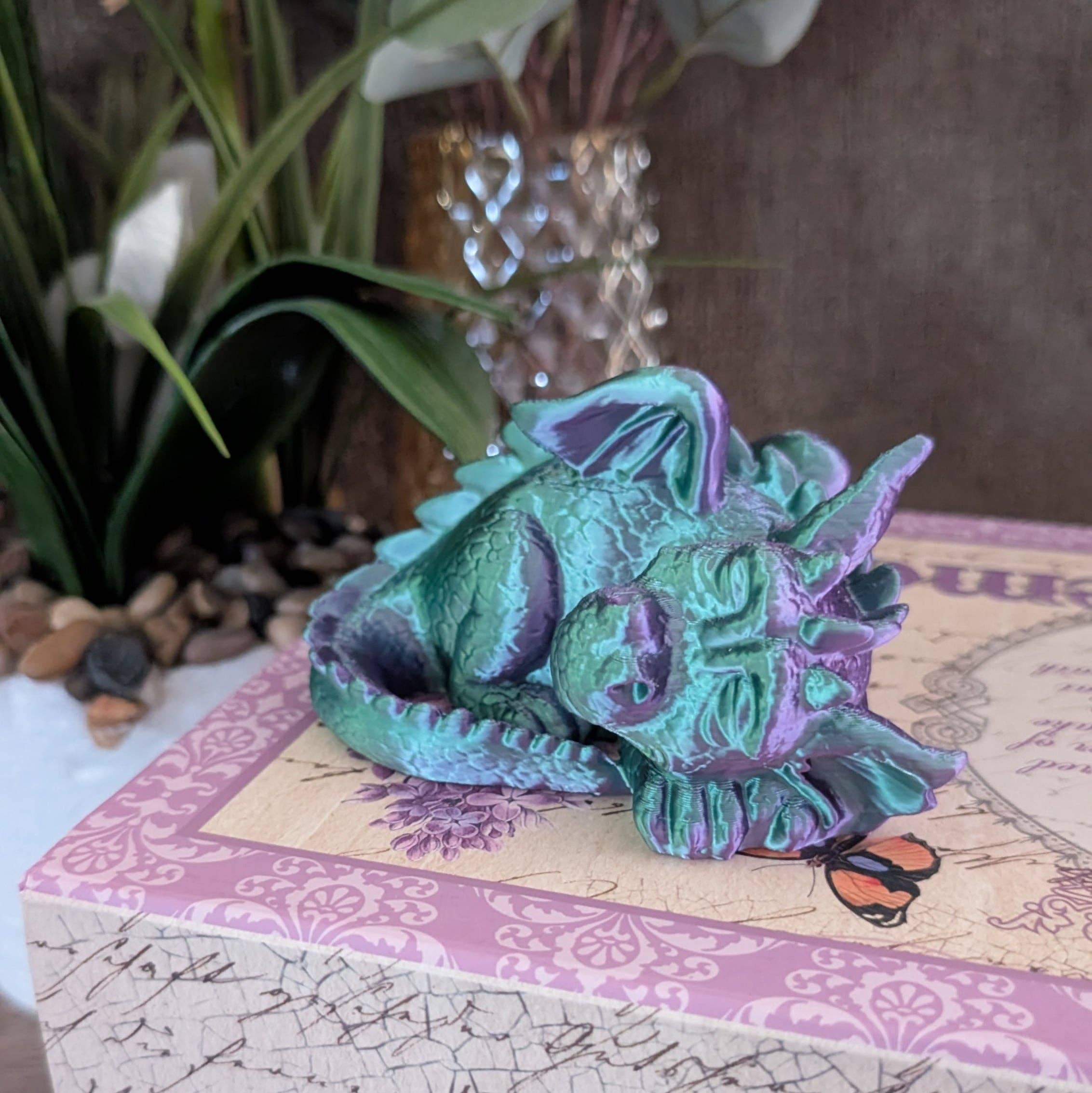 The Gift Genie LLC - Wholesale Decorative Figurine - Sleeping Baby Dragon Decor2