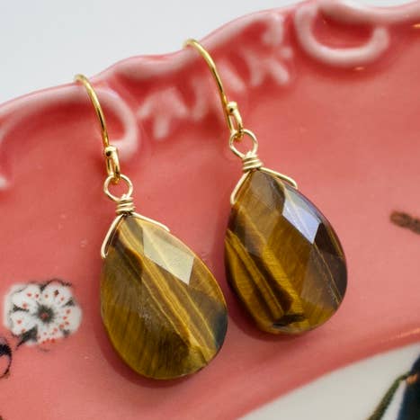 Louise Small Semi Teardrop Earring|Gold|Silver for wholesale by a.v. max