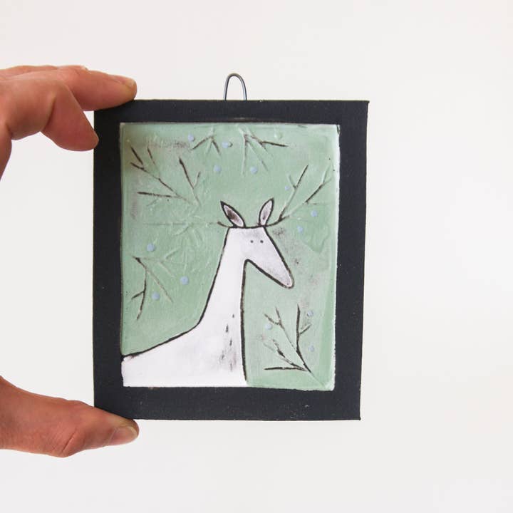 The Deer - wall art (coloured) for wholesale by karoArt