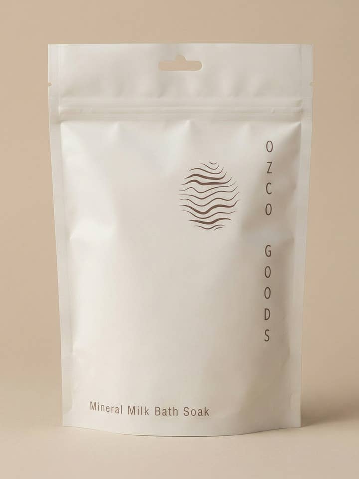 Mineral Milk Bath Soak 12 oz for wholesale by OZCO Goods