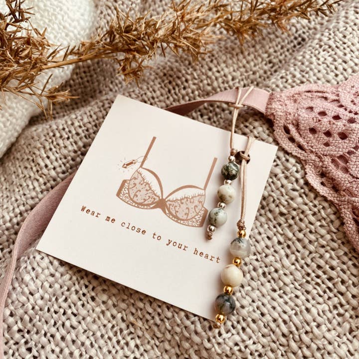 Typisch Shanna – wholesale Individuell berlock/hänge – BH-hänge med mossagat1