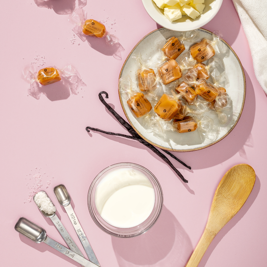 Mouth Party, LLC - Wholesale Caramel - Sea Salt Caramel 6oz Gift Bag3